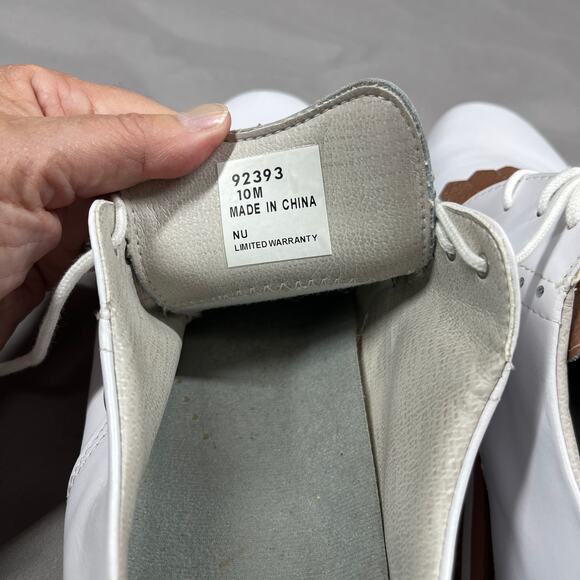 FootJoy Women's Size 10M Sport Retro Golf Shoes Spikeless White Rose Gold EUC - Picture 9 of 16